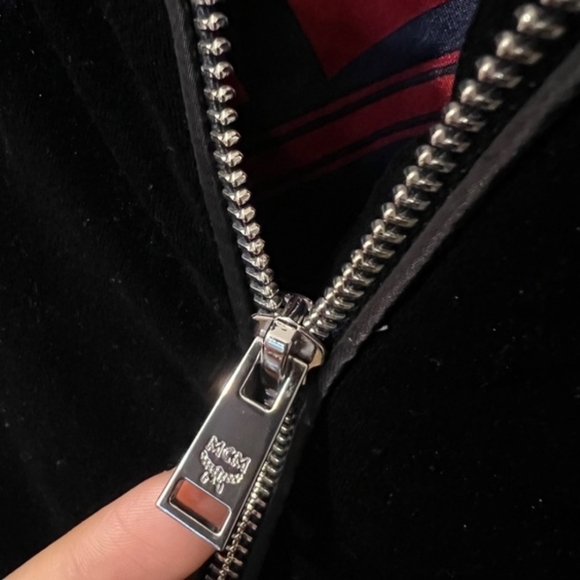 MCM  Souvenir Bomber Track Jacket ( UNISEX ) Logo Liner Size Small (EUC) - Picture 7 of 11